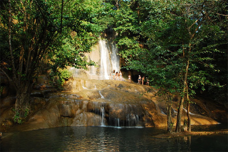 Thailand, Kanchanaburi, Excursion on the River Kwai